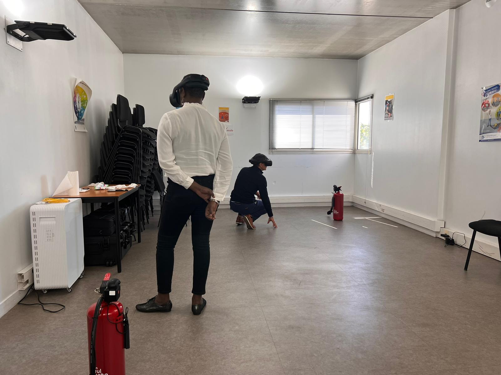 Formation incendie en entreprise avec réalité virtuelle
