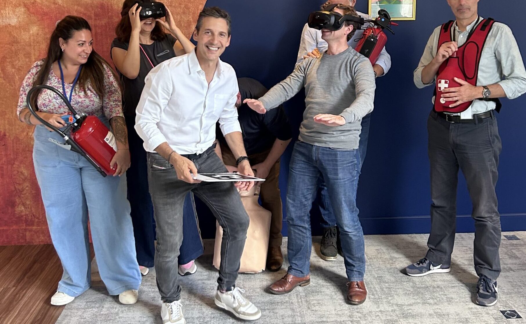 Formation incendie en réalité virtuelle