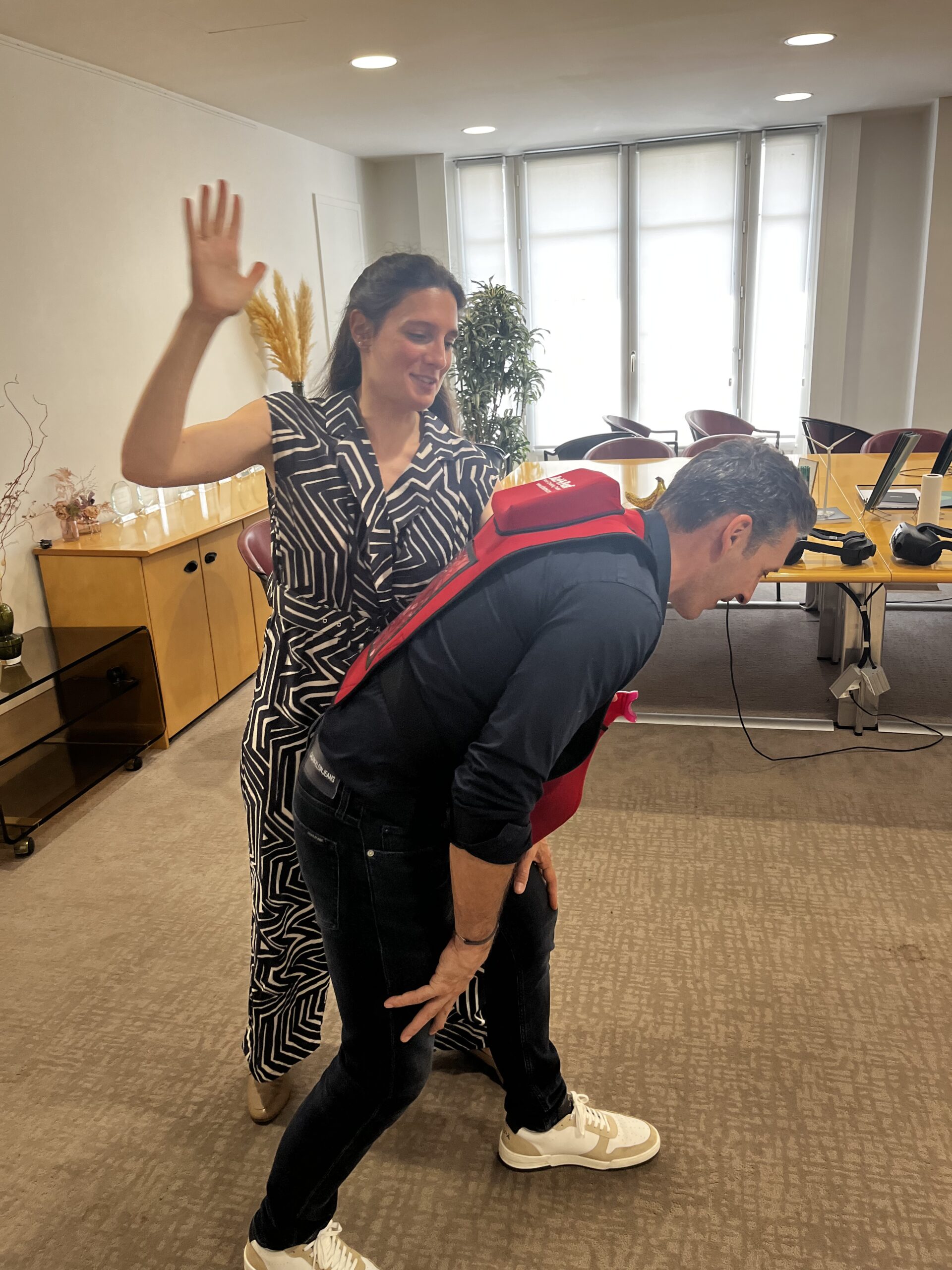 Formation premiers secours réalité virtuelle avec casque VR