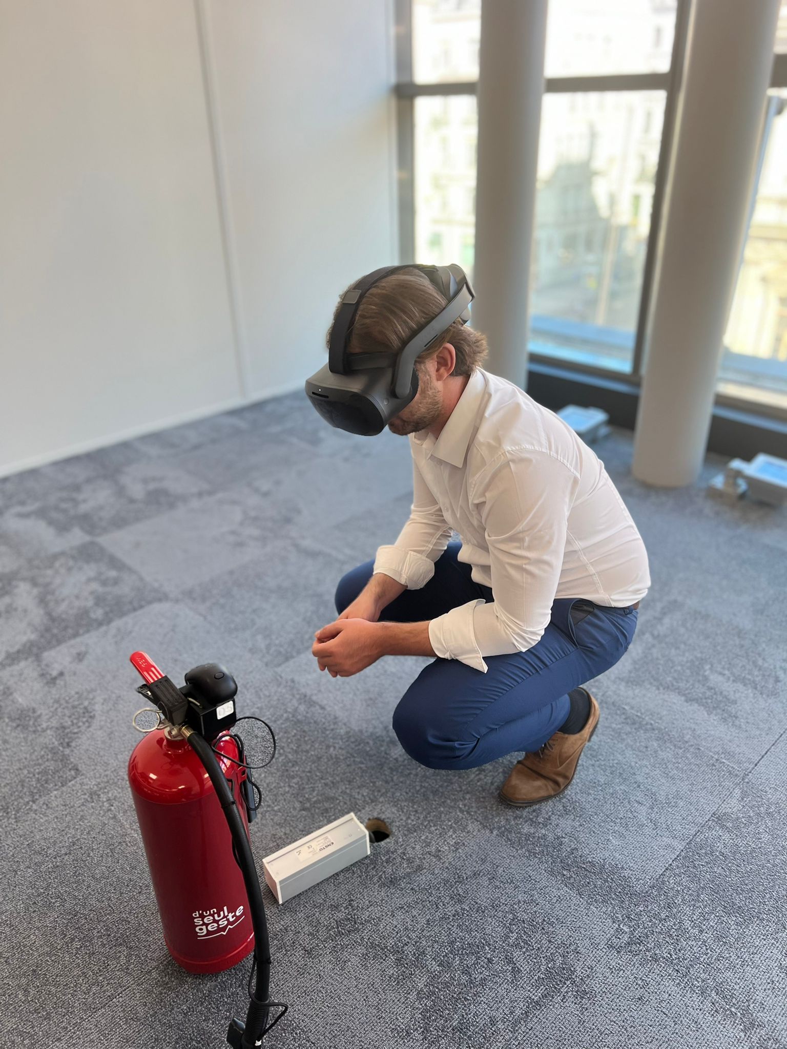 Formation extincteur en réalité virtuelle