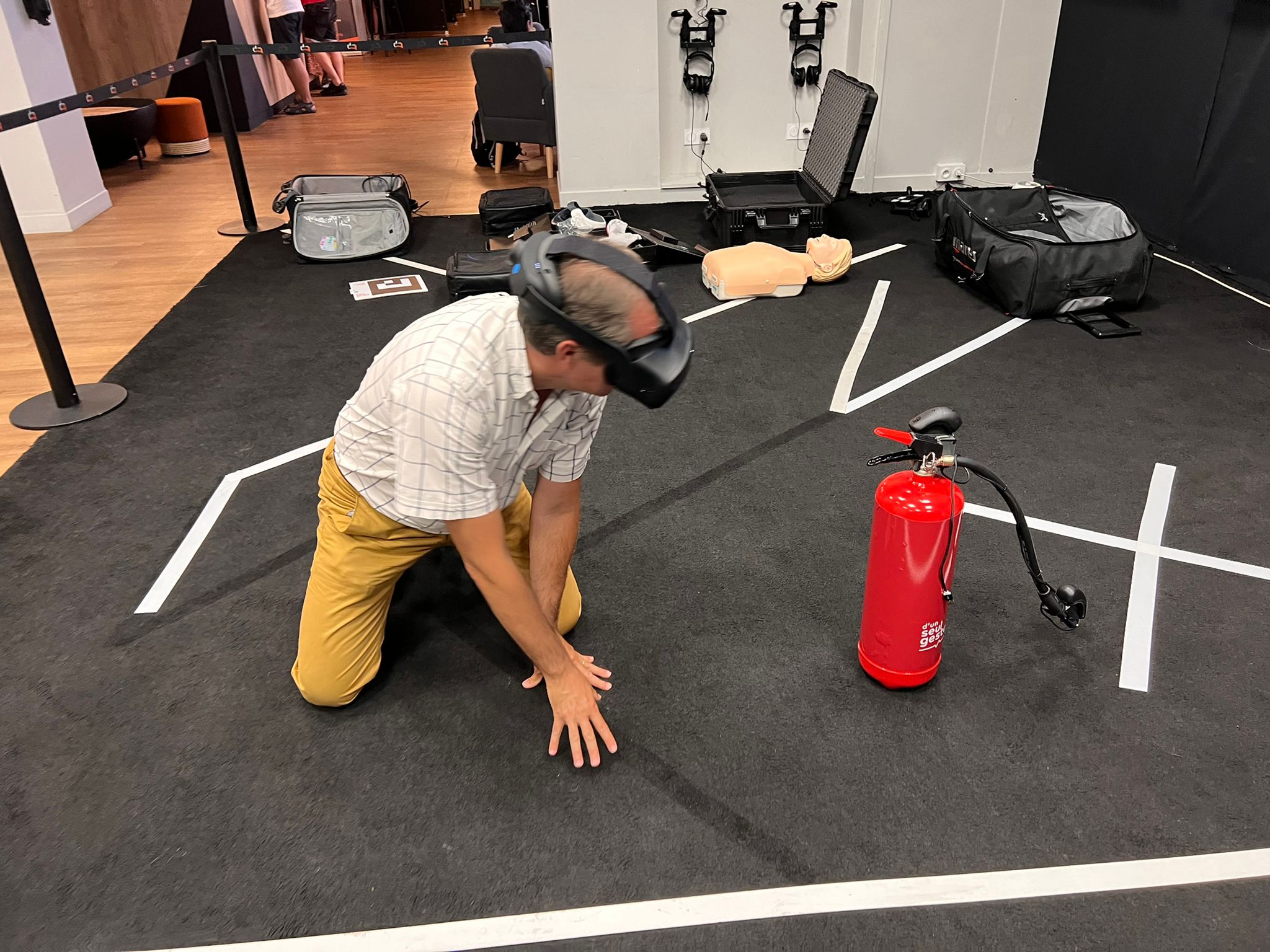 Simulation incendie en réalité virtuelle