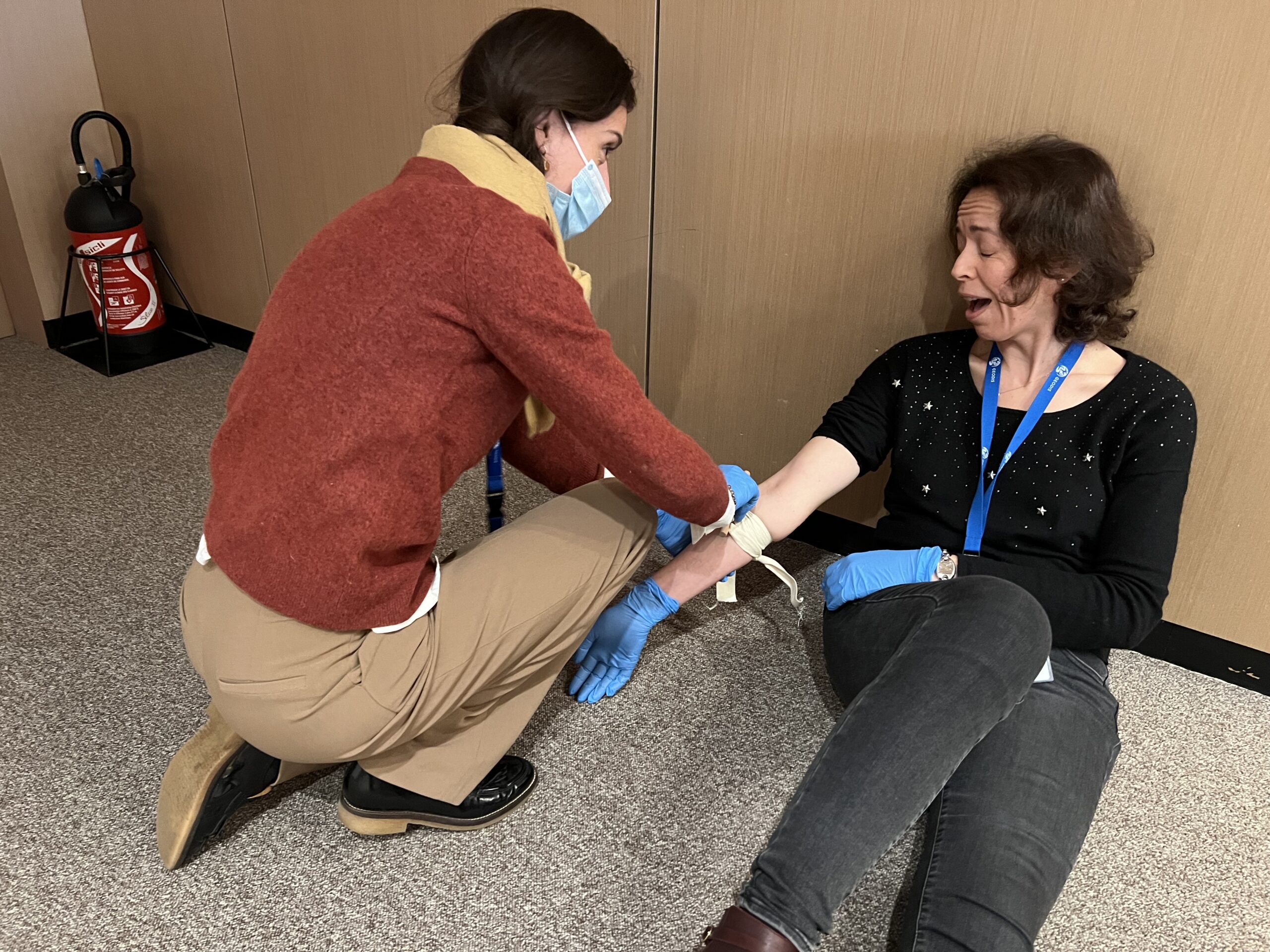 Atelier de premiers secours en entreprise